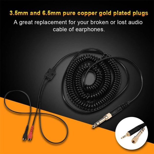 ZS0095 For Sennheiser HD25 / HD560 / HD540 / HD430 / HD250 Earphone Spring Cable, Cable Length: 1.5m-5m - Image 7