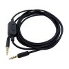ZS0159 For Logitech G433 / G233 / G Pro / G Pro X 3.5mm Male to Male Gaming Headset Audio Cable with Wire-controlled, Cable Length: 2m (Black) - Image 2