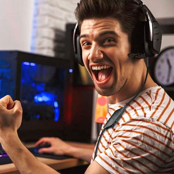 ZS0195 For Logitech G633 / G635 / G933 / G935 3.5mm Gaming Headset Audio Cable, Cable Length: 1.5m - Image 7
