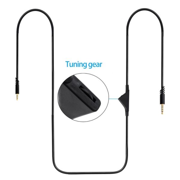 ZS0175 For Logitech Astro A10 / A40 / A30 3.5mm Male to Male Volume Adjustable Earphone Audio Cable, Cable Length: 2m - Image 3