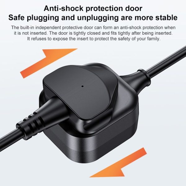 Yesido MC31 EU Plug to Universal Plug Power Extension Cable, Length: 0.25m - Image 9