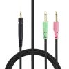 ZS0076 PC Version Gaming Headphone Cable for Sennheiser PC 373D GSP350 GSP500 GSP600 G4ME ONE GAME ZERO