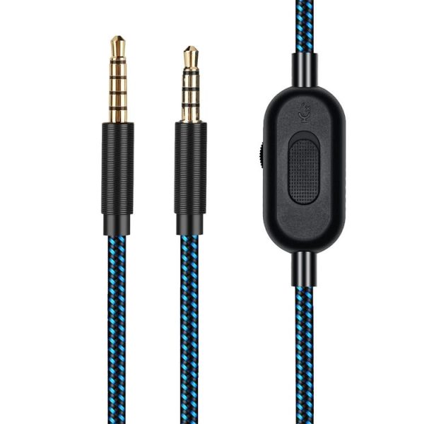 ZS0162 Wired Control Version Gaming Headset Audio Cable for Logitech Astro A10 A40 A30 - Image 2