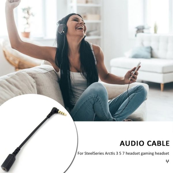 ZS0167 Sound Card Connecting Cable + Adapter Cable for Steelseries Arctis 3 5 7 Headphones - Image 5