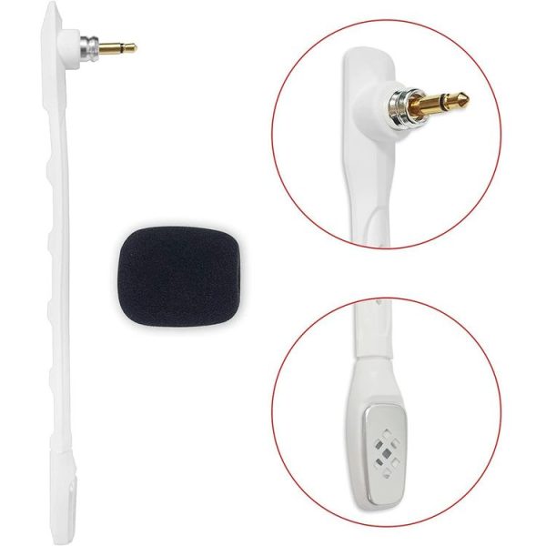 ZS0186 Microphone Head for Logitech ASTRO A40 Noise Cancelling Microphone (White) - Image 3