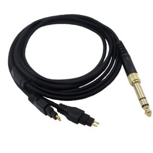 ZS0204 Headphone Audio Cable for Sennheiser HD580 HD600 HD650 HD660S (Black)