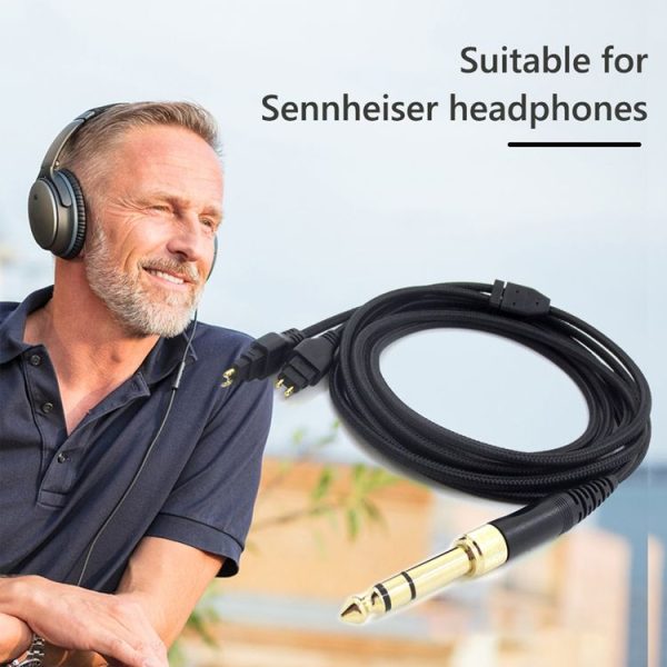 ZS0204 Headphone Audio Cable for Sennheiser HD580 HD600 HD650 HD660S (Black) - Image 5