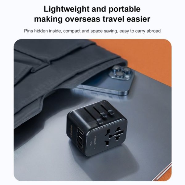 MOMAX UA12 1-World 17W Global Travel Fast Charger Power Adapter - Image 9