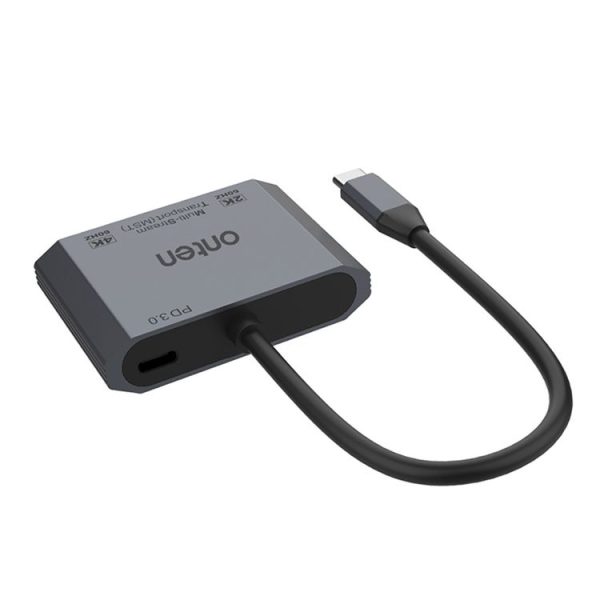 Onten M205 3 in 1 Type-C to HDMI+VGA+PD Fast Charge Video Converter (Grey) - Image 2