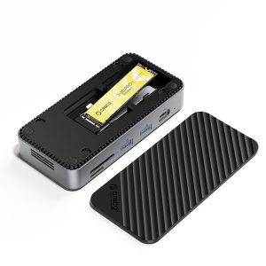 ORICO DPM2P9 V1 10 in 1 HUB Docking Station with M.2 NVMe / NGFF SSD Enclosure and Cooling Fan