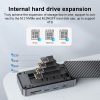 ORICO DPM2P9 V1 10 in 1 HUB Docking Station with M.2 NVMe / NGFF SSD Enclosure and Cooling Fan - Image 3