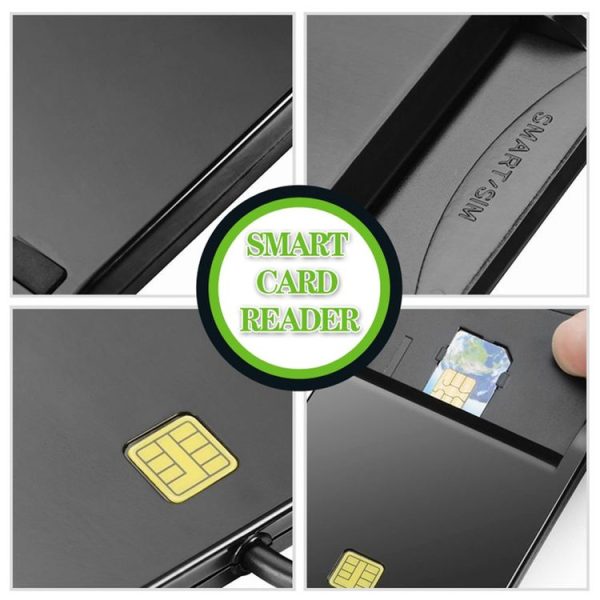 ROCKETEK SCR1 CAC ID SIM Chip Smart Card Reader - Image 7