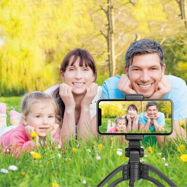 APEXEL Portable Handheld Lazy Live Broadcast Desktop Folding Universal Tripod Phone Holder - Image 11
