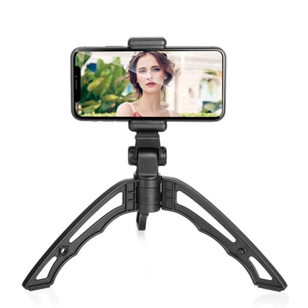 APEXEL Portable Handheld Lazy Live Broadcast Desktop Folding Universal Tripod Phone Holder - Image 2
