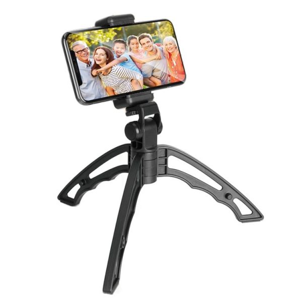 APEXEL Portable Handheld Lazy Live Broadcast Desktop Folding Universal Tripod Phone Holder - Image 3