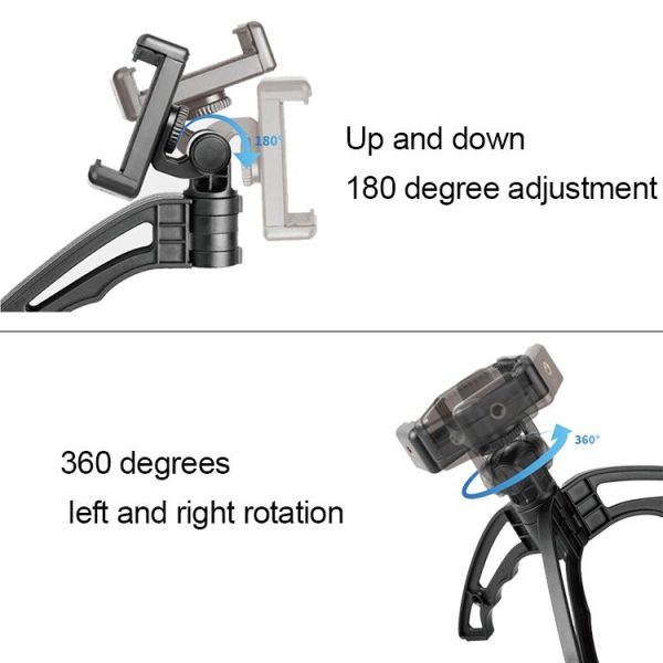 APEXEL Portable Handheld Lazy Live Broadcast Desktop Folding Universal Tripod Phone Holder - Image 7