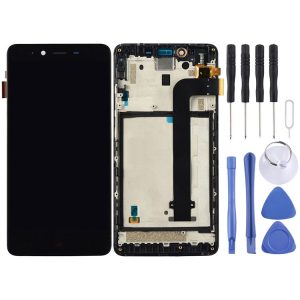 TFT LCD Screen For Xiaomi Redmi Note 2 Digitizer Full Assembly with Frame (Black)