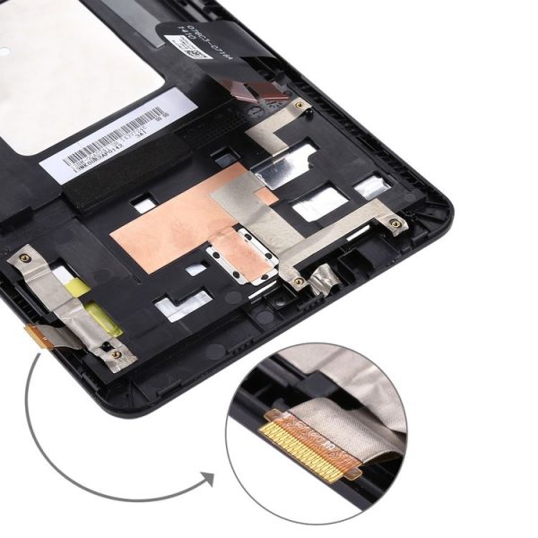 OEM LCD Screen for Asus Memo Pad HD7 / ME173X / ME173 K00B Digitizer Full Assembly with Frame (Black) - Image 5