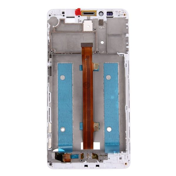 OEM LCD Screen For Huawei Mate 7 Digitizer Full Assembly with Frame (White) - Image 3