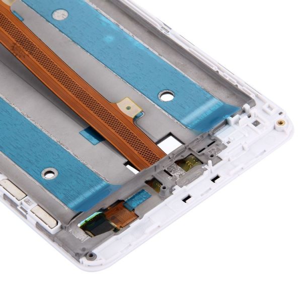 OEM LCD Screen For Huawei Mate 7 Digitizer Full Assembly with Frame (White) - Image 5