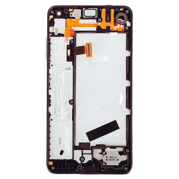 LCD Screen and Digitizer Full Assembly with Frame for Microsoft Lumia 650 (Black) - Image 3