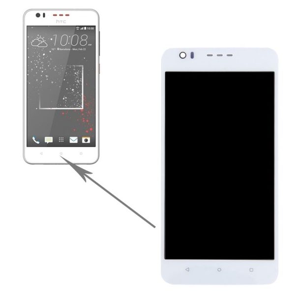 TFT LCD Screen for HTC Desire 825 with Digitizer Full Assembly (White) - Image 7