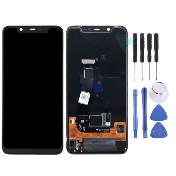 Original LCD Screen for Xiaomi Mi 8 UD / Mi 8 Pro Digitizer Full Assembly with Fingerprint Sensor (Black)