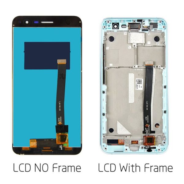 OEM LCD Screen for Asus ZenFone 3 ZE520KL Z017D Z017DA Z017DB Digitizer Full Assembly with Frame(Baby Blue) - Image 3