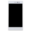OEM LCD Screen For Huawei Ascend P7 Digitizer Full Assembly with Frame (White) - Image 2