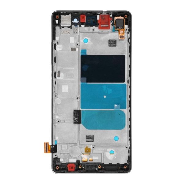 OEM LCD Screen For Huawei P8 Lite Digitizer Full Assembly with Frame (Black) - Image 3