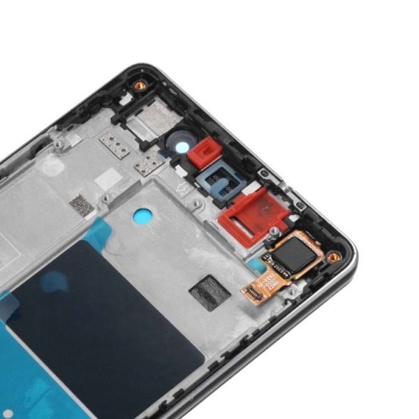OEM LCD Screen For Huawei P8 Lite Digitizer Full Assembly with Frame (Black) - Image 4