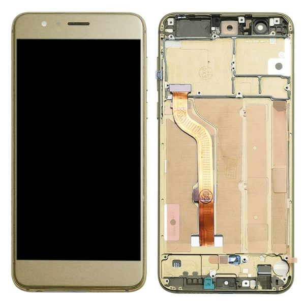 OEM LCD Screen for Huawei Honor 8 FRD-L19 FRD-L09 Digitizer Full Assembly with Frame (Gold) - Image 3