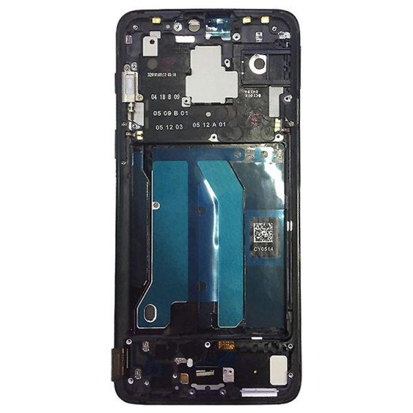 OnePlus 6 Digitizer Full Assembly with Frame OEM LCD Screen (Black) - Image 4