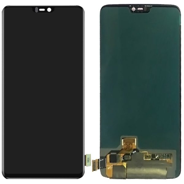 OnePlus 6 with Digitizer Full Assembly OEM LCD Screen (Black) - Image 3