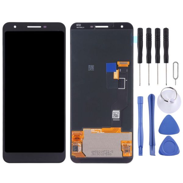 OEM LCD Screen for Google Pixel 3a XL with Digitizer Full Assembly (Black) - Image 2