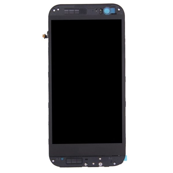 TFT LCD Screen for HTC One M8 (Top+Bottom)Digitizer Full Assembly with Frame & Front Glass Lens Cover (Black) - Image 2