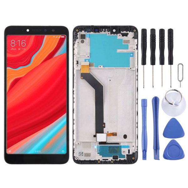 TFT LCD Screen for Xiaomi Redmi S2 / Y2 Digitizer Full Assembly with Frame (Black)