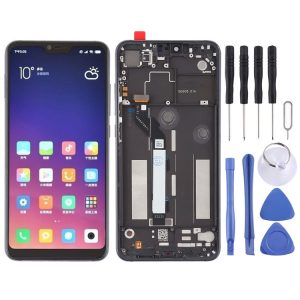 TFT LCD Screen for Xiaomi Mi 8 Lite Digitizer Full Assembly with Frame (Black)