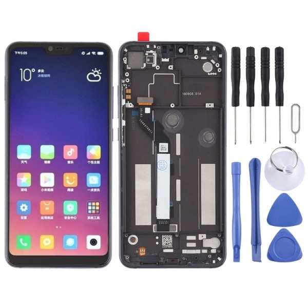 TFT LCD Screen for Xiaomi Mi 8 Lite Digitizer Full Assembly with Frame (Black)