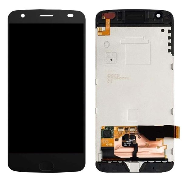 Original LCD Screen for Motorola Moto Z2 Force XT1789 Digitizer Full Assembly with Frame (Black) - Image 3