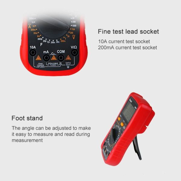 Kaisi 9805 Anti-burning Multifunctional Digital Universal Multimeter Auto-Range Digital Multimeter - Image 6