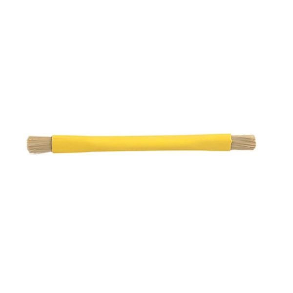 Kaisi BGA Repairing Hard Brush Double-head Brush Anti-static Pig Hair Brush (Yellow) - Image 2