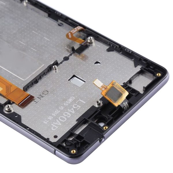 TFT LCD Screen for Wiko Fever 4G Digitizer Full Assembly with Frame (Black) - Image 4