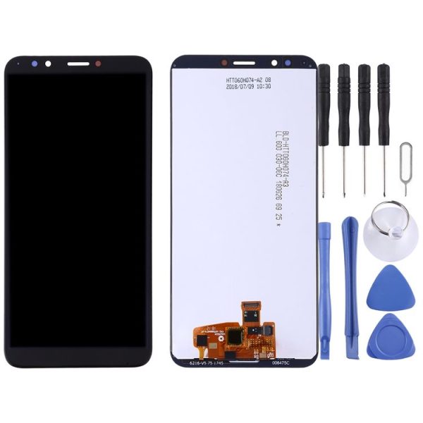 OEM LCD Screen for Huawei Y7 Prime (2018) with Digitizer Full Assembly (Black) - Image 2