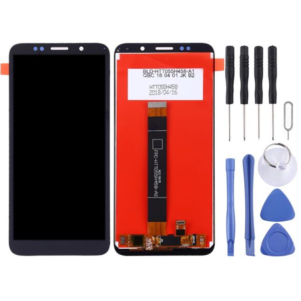 OEM LCD Screen for Huawei Y5 Prime (2018) with Digitizer Full Assembly (Black) - Image 2
