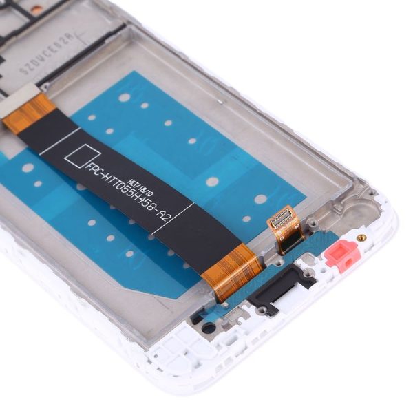 OEM LCD Screen for Huawei Y5 Prime (2018) Digitizer Full Assembly with Frame (White) - Image 5
