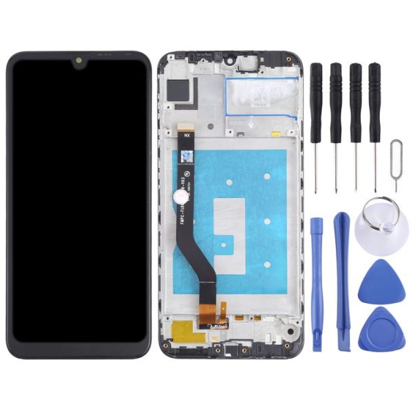 OEM LCD Screen for Huawei Y7 (2019) (High Version) Digitizer Full Assembly with Frame (Black) - Image 2