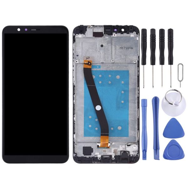 OEM LCD Screen for Huawei Honor 7X Digitizer Full Assembly with Frame (Black) - Image 2