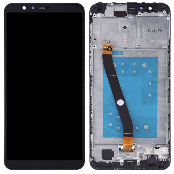 OEM LCD Screen for Huawei Honor 7X Digitizer Full Assembly with Frame (Black) - Image 3