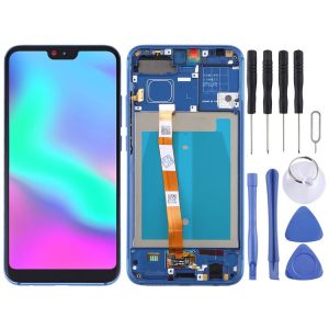 OEM LCD Screen for Huawei Honor 10 Digitizer Full Assembly with Frame (Blue)